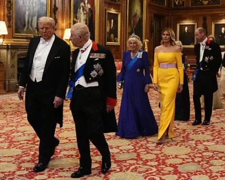 Royals Present Red Carpet During Demonstrations; Kimmel Pulled From Air Due To Charlie Kirk Comments